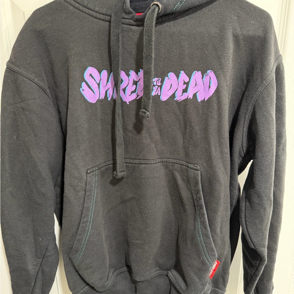 Black Graphic Hoodie